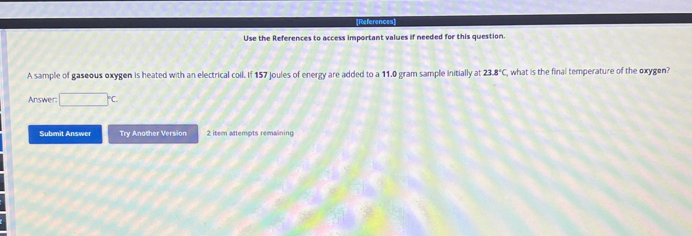  [References] Use the References to access important values if needed for