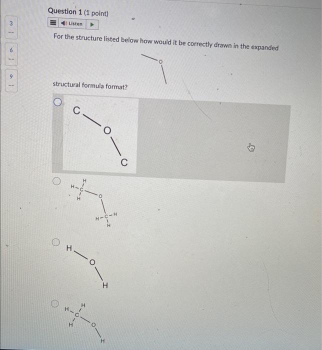 structure? ketone alkene aldehyde alcohol For the structure listed below how would