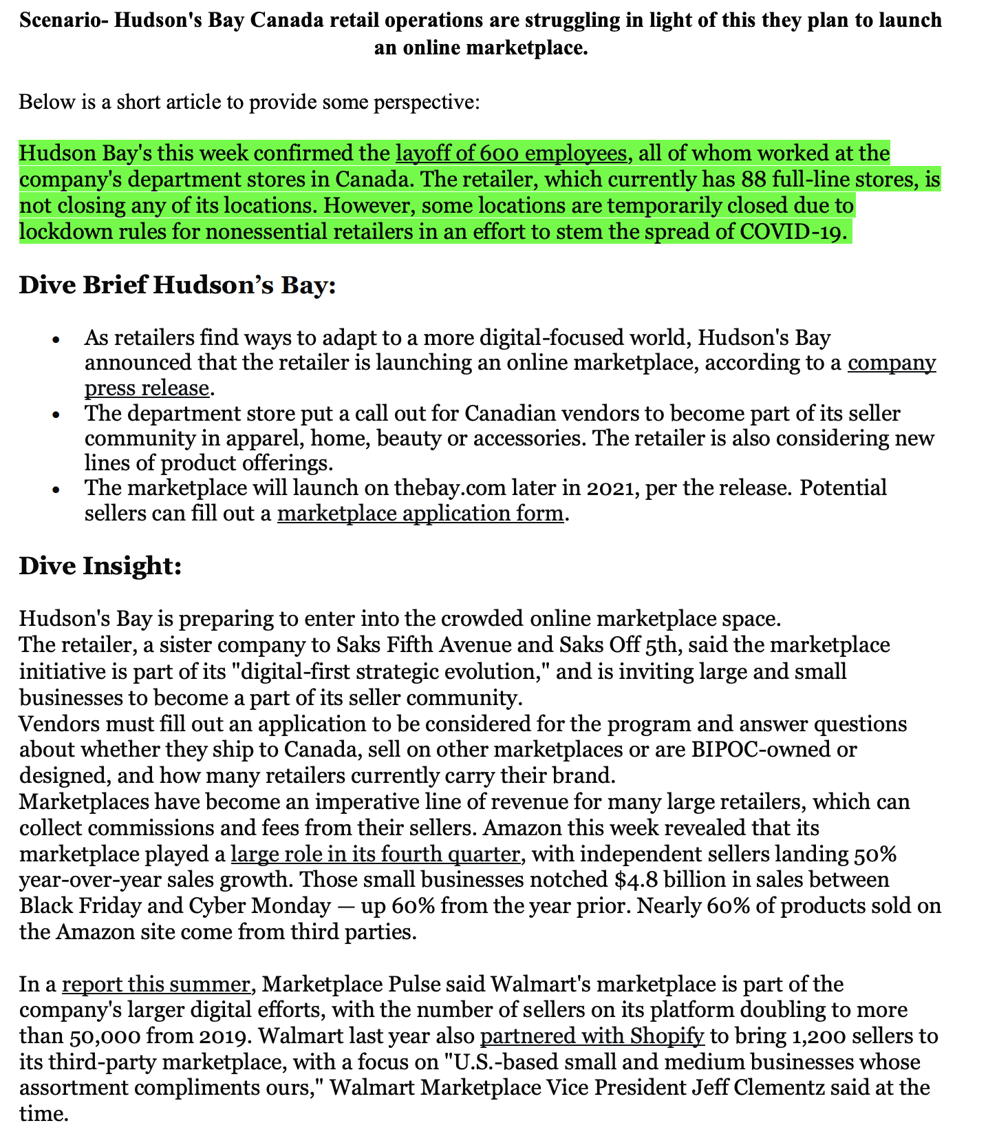 please help me to do the crest table for this scenario Seenario-