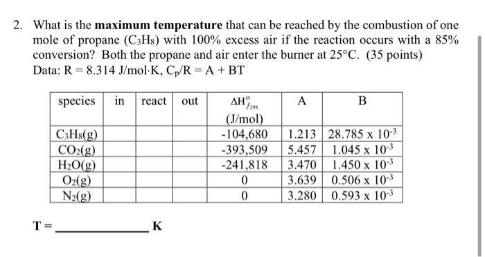  2. What is the maximum temperature that can be reached by
