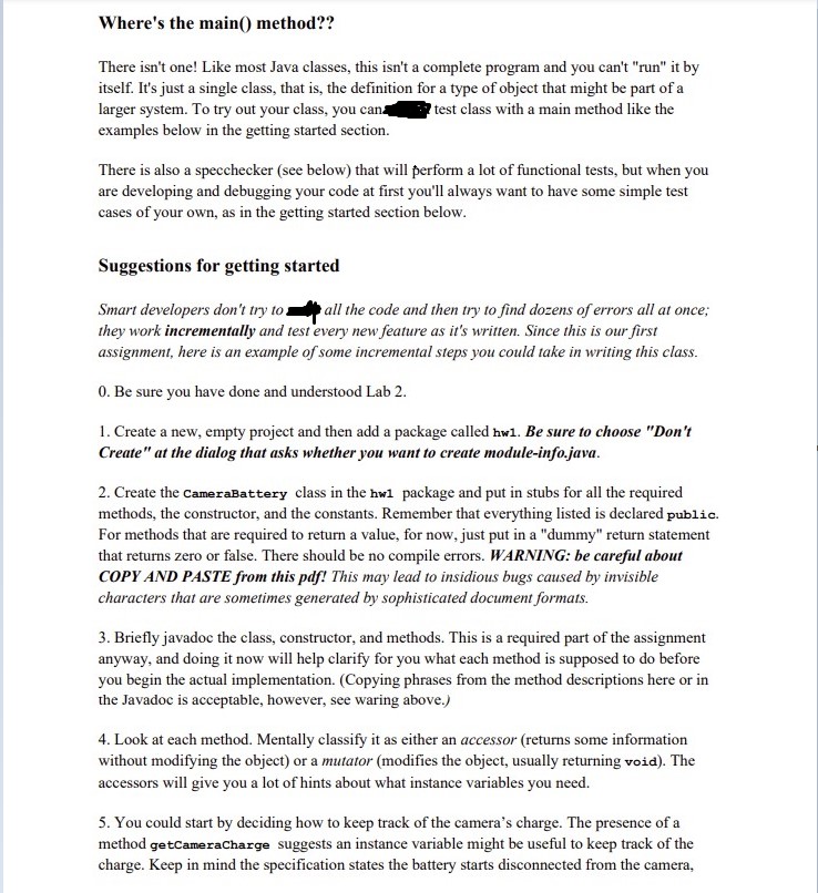 is " + cb.getChargerSetting() + " exptected 0"); System. out. println( "Battery