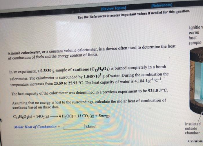  [Review Topics) (References) Use the References to access important values if