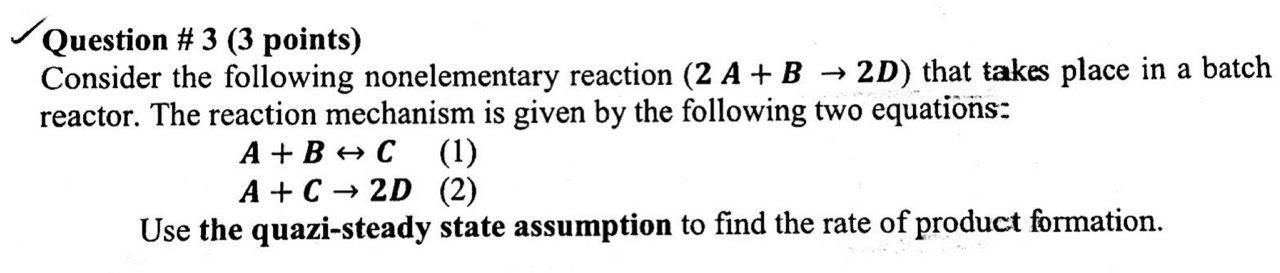  please show all steps Question # 3 (3 points) Consider the