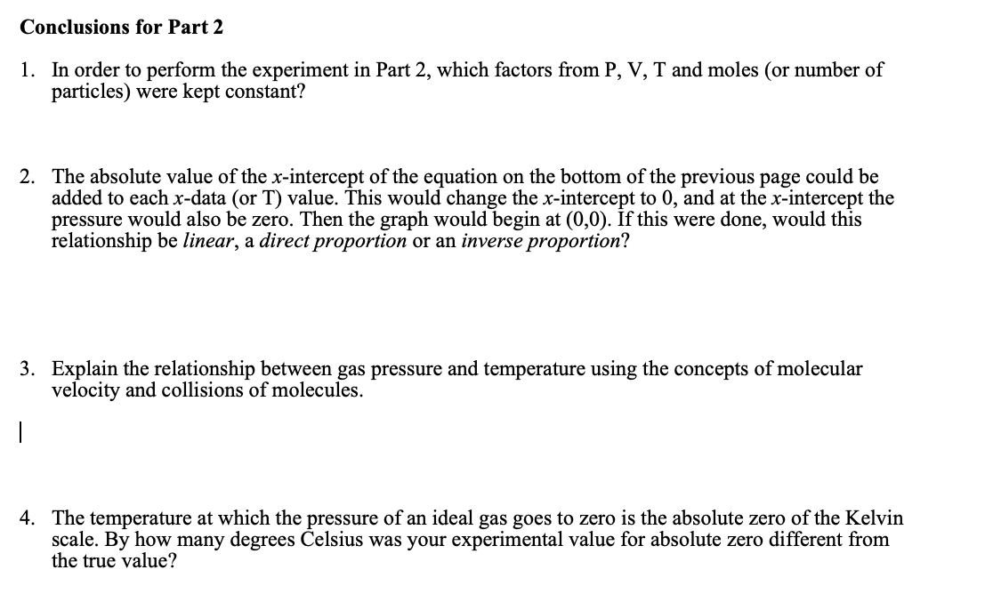table below. Calculate values for the last two rows using 2 sig