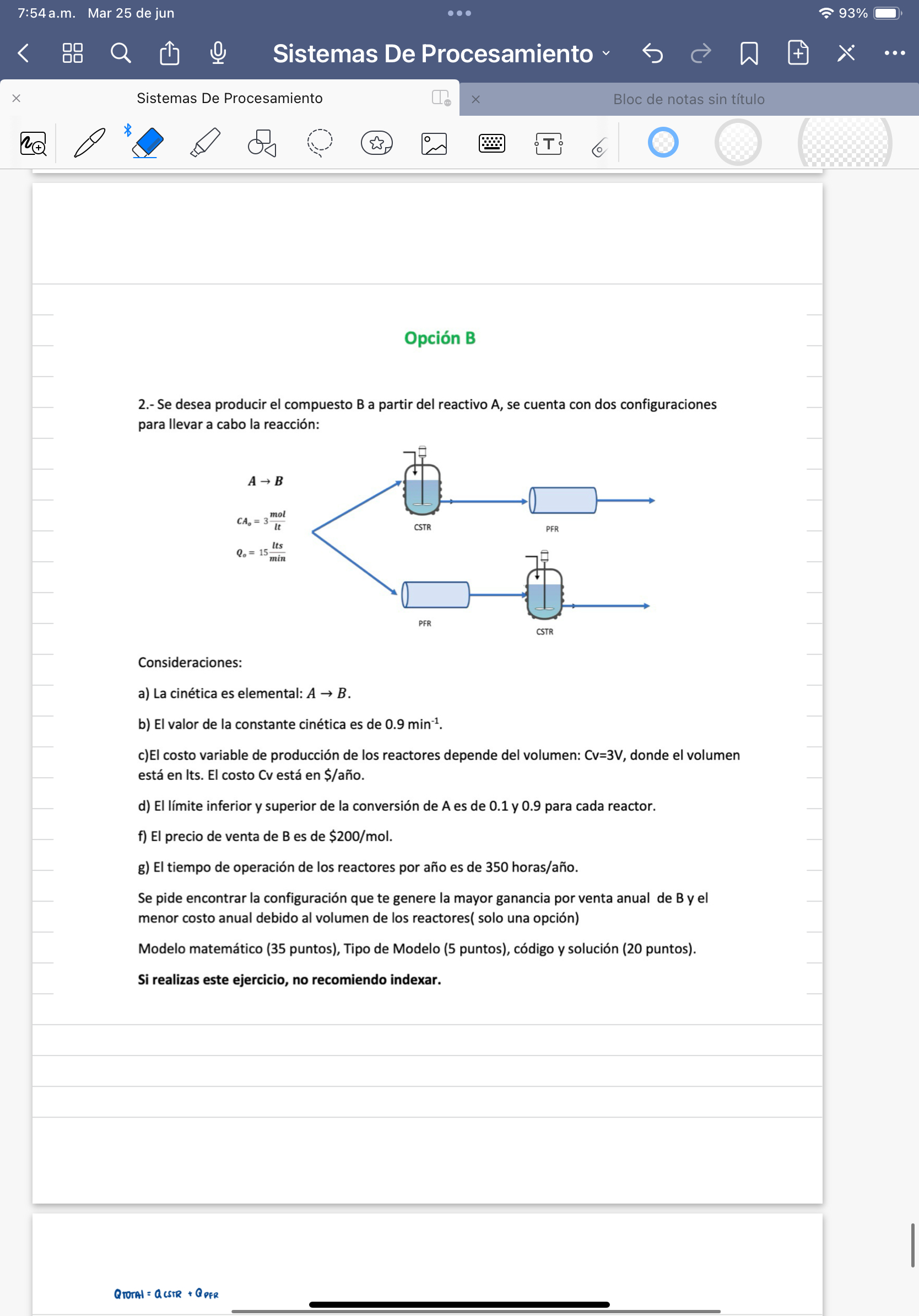  7:54 a.m. Mar 25 de jun 93% Sistemas De Procesamiento Sistemas