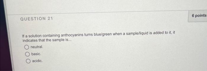 a solution changes, thus showing the relative pH of the solution. indicator