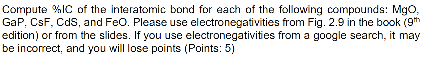 Please help me solve this question please. Thank you! :) Compute %IC