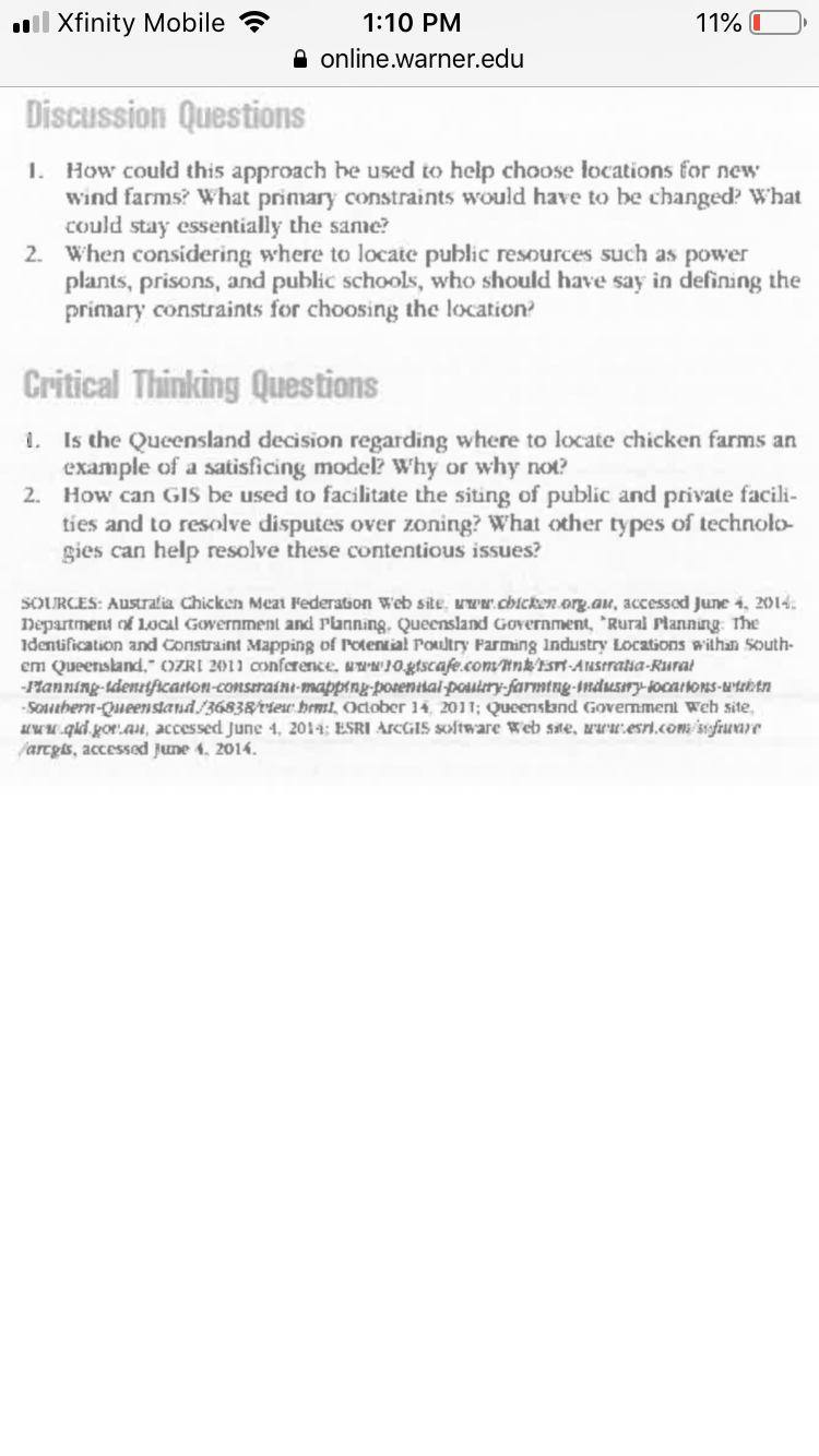 Please read the following case study and answer the discussion questions and