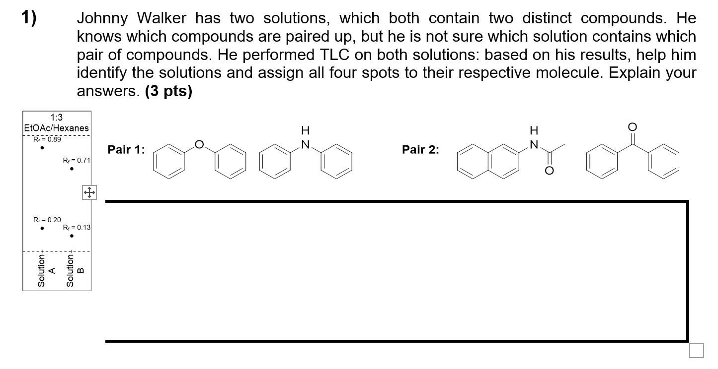 1) Johnny Walker has two solutions, which both contain two distinct