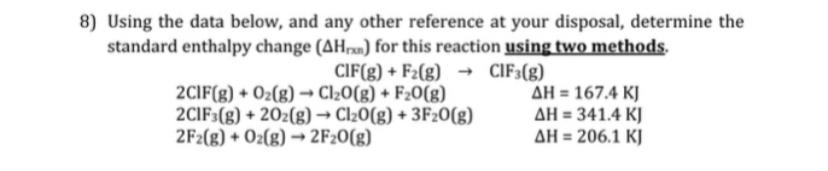  Using the data below, and any other reference at your disposal,