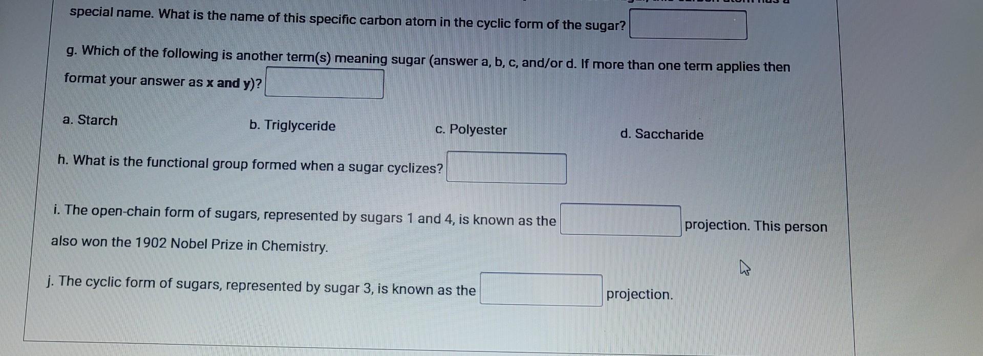 are related by what term h. Sugar sgclizes Function Goroup? j. projection