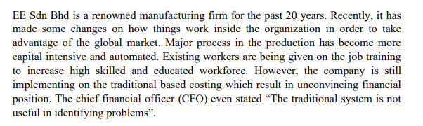  EE Sdn Bhd is a renowned manufacturing rm for the past