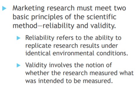 of marketing research, applied to the case. Specifically, identify and describe two