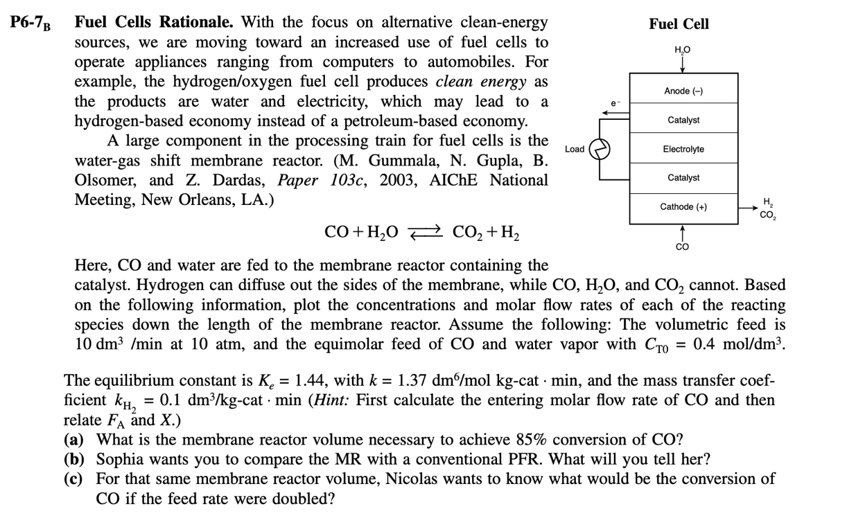  P6-7B HO Anode (-) Catalyst Load Electrolyte Catalyst Fuel Cells Rationale.