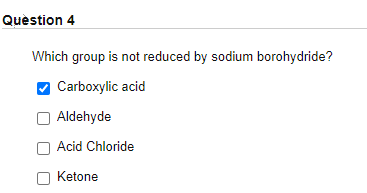 be reduced to an aldehyde using which reagent? NaBH4 DIBAL-H Li(OtBu)3AIH LAH