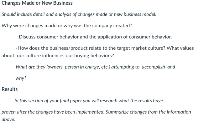 https://www.youtube.com/watch?v=zCNhDNV8q-Yhttps://www.capitalone.com/local/chicago-hydeparkuse these two links to answer the following: Changes Made or New