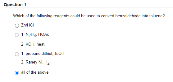 an alkyne to a cis-alkene? PtO2 Lindlar catalyst Pd/C Li/NH3 Question 3