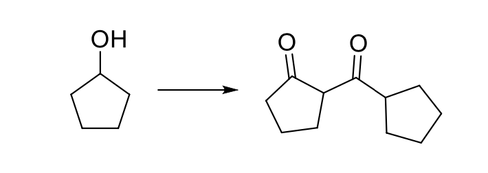 Please help synthesize the following reaction Transcribed image text