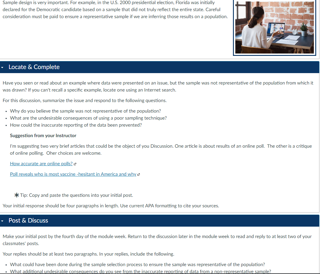 Stat 211 using the criteria, use an example and respond to all