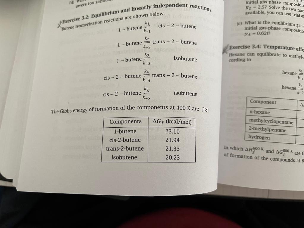Solve problem 3.2 below id swers too seriou Exercise 3.2: Equilibrium and