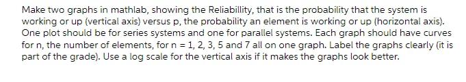 Hello, please solve this question Make two graphs in mathlab, showing the