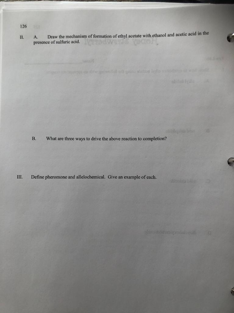 Question ll. A&B please, since they are connected so well :).