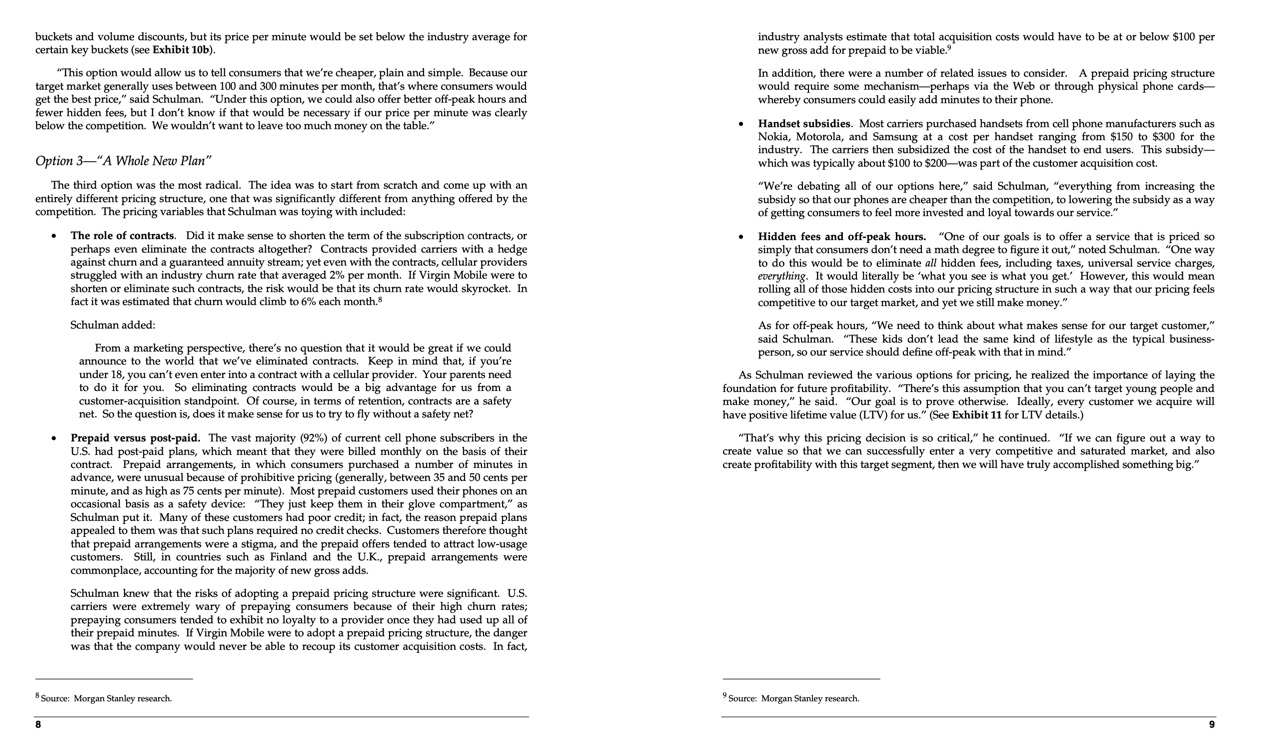 aspect of the cell phone industry is the churn rate. Please answer