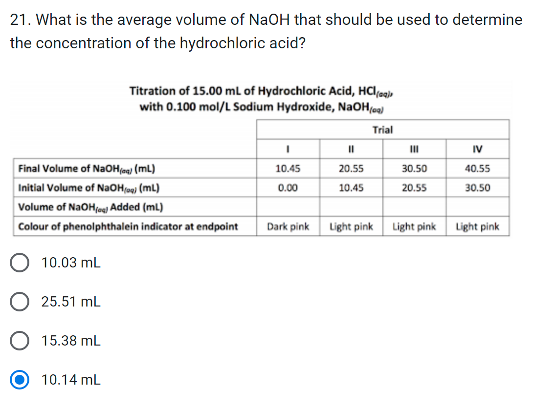 A. [H3O+(aq)]1.0107mol/L C D B A 37. A student performs 5 indicator
