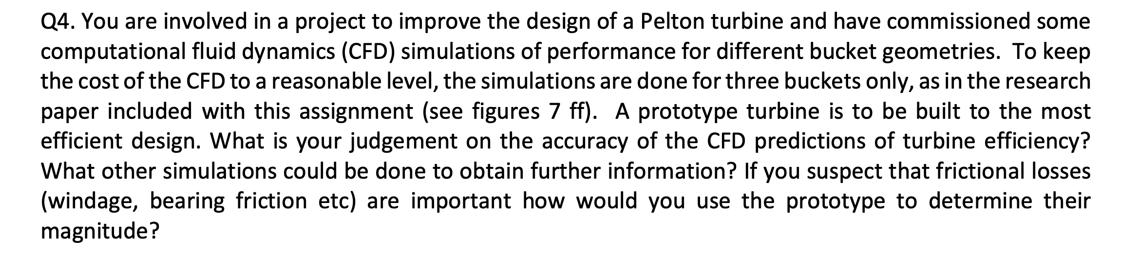 Parameters Symbol Unit Prototypes values Q Lts/s 140 Flow rate Head PCD