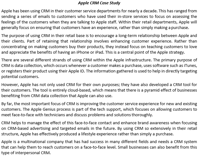  Apple CHM Case Study Apple has been using CHM in their
