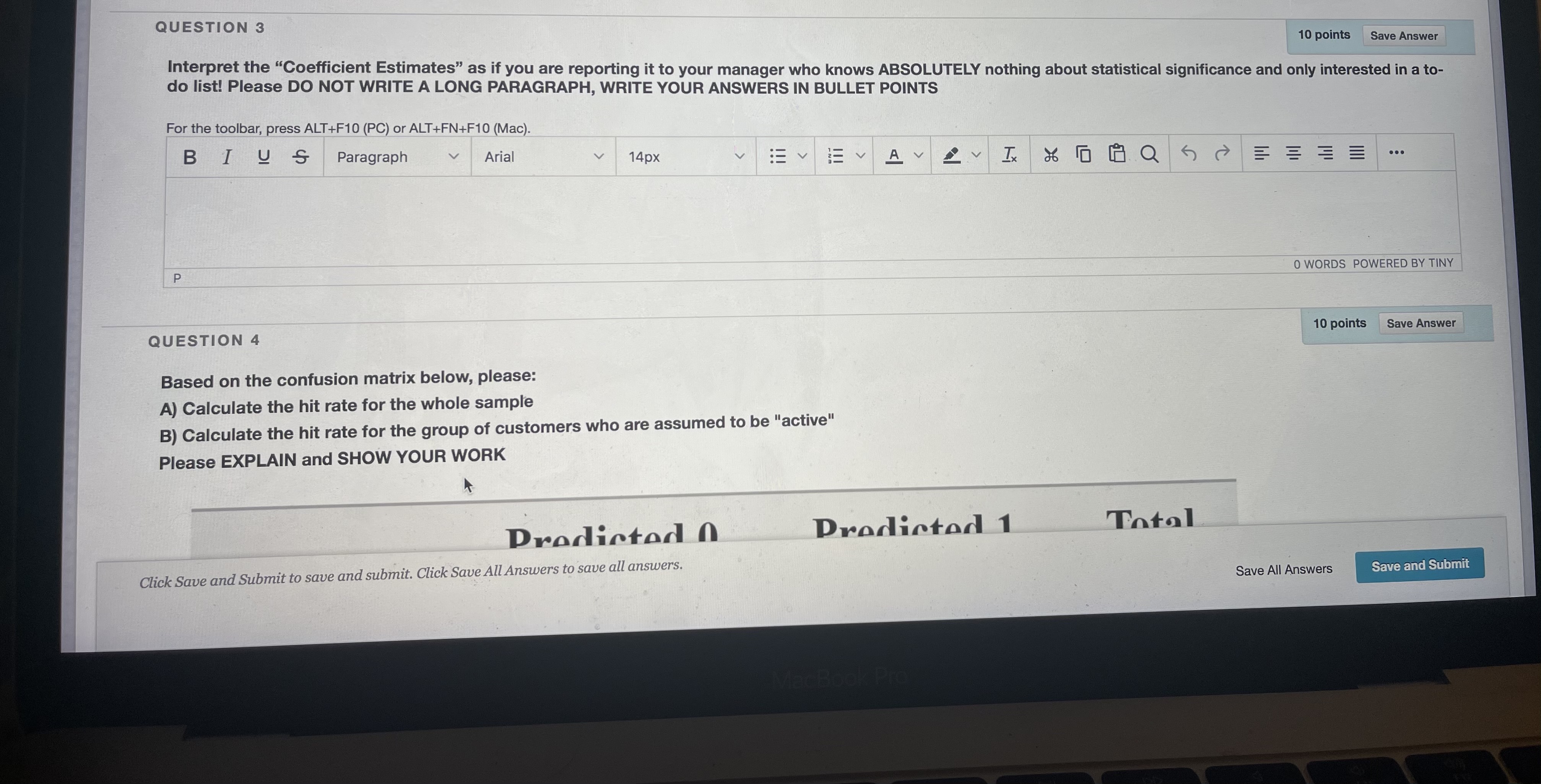 customized coupons, catalogs etc.). 10,000 customers. The first step in this process