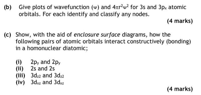 For b), what's the difference between wavefunction and wavefunction squared? How do
