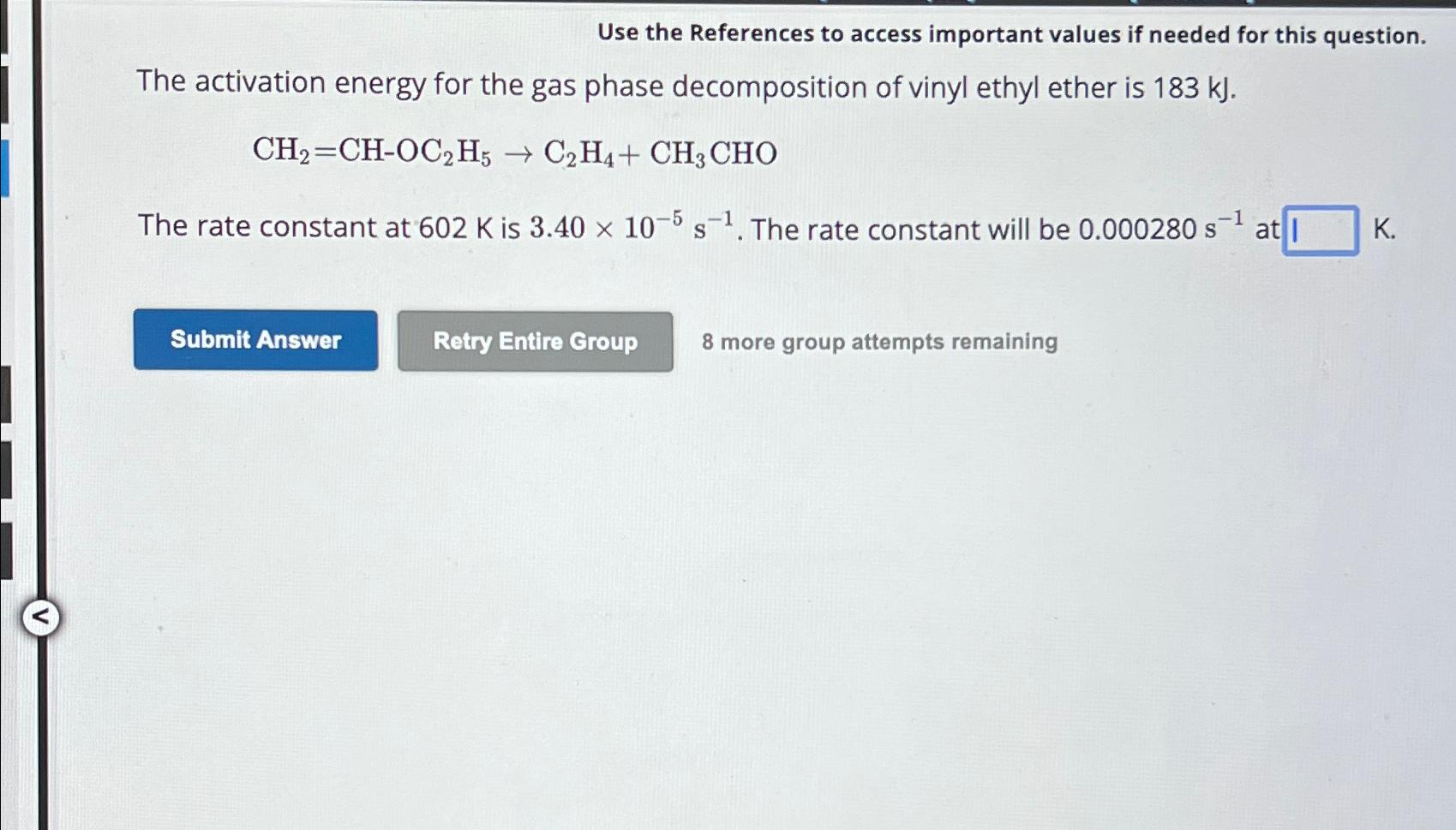  Use the References to access important values if needed for this