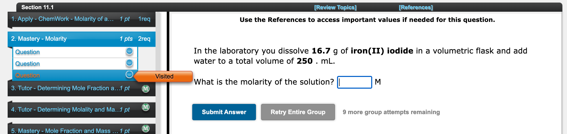 GOOD REVIEW AND LIKE Section 11.1 [Review Topics] [References) Use the References