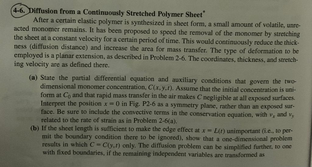 Please answer 4-6 and just use 2-6 as a reference! 4-6. Diffusion