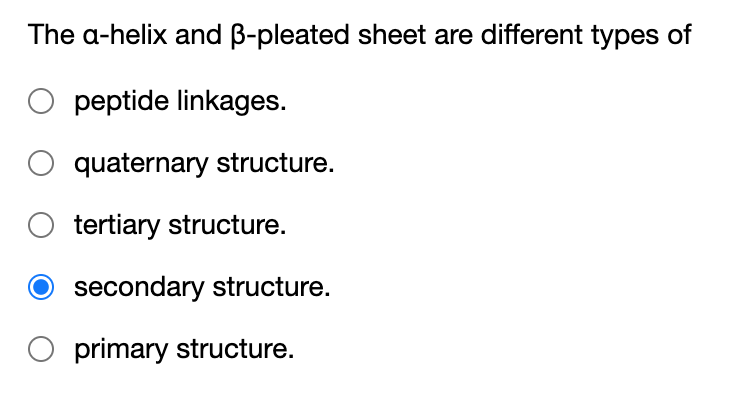 of the backbone of the protein. is based only on the number
