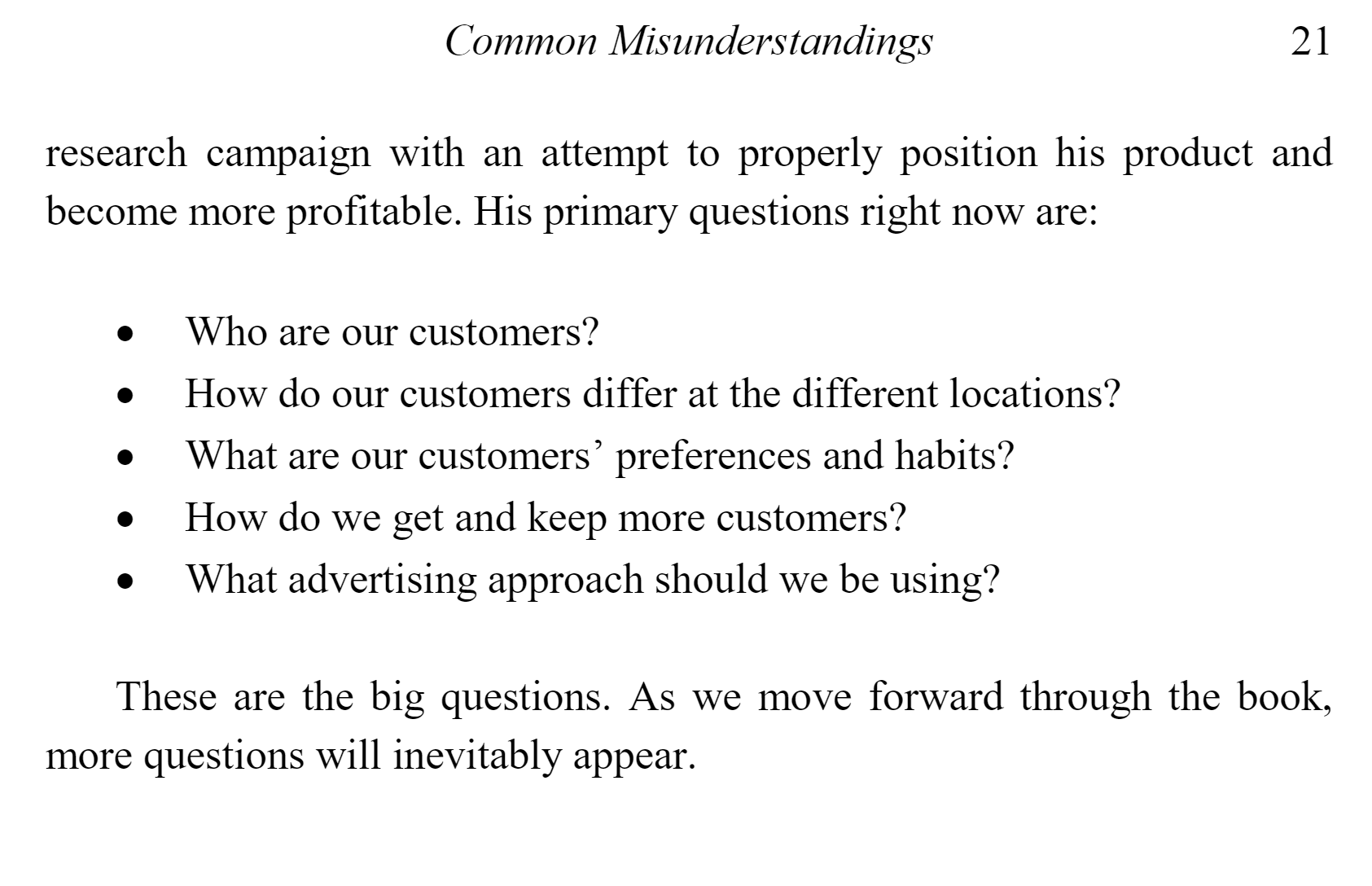 applied scenario from time to time throughout the book. The introduction and