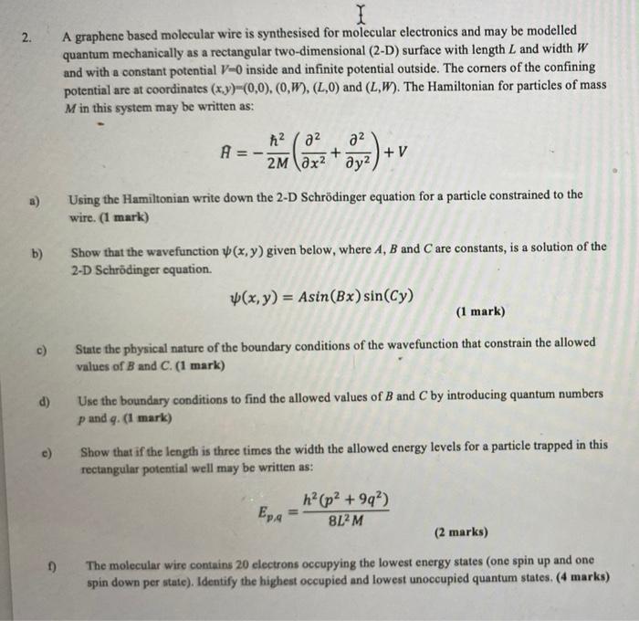  A graphene based molecular wire is synthesised for molecular electronics and