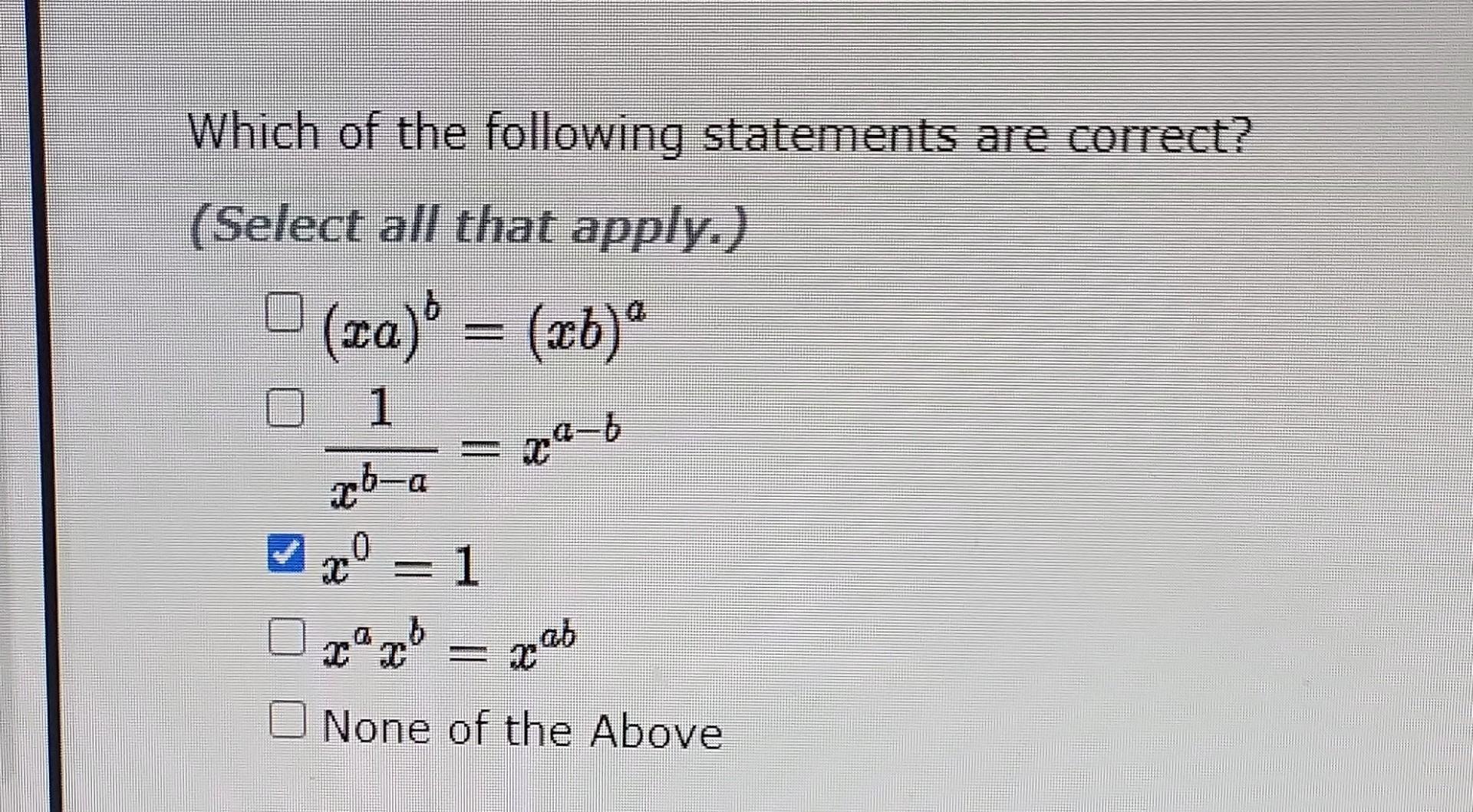 I know the bottom problem isn't correct. I know anything to