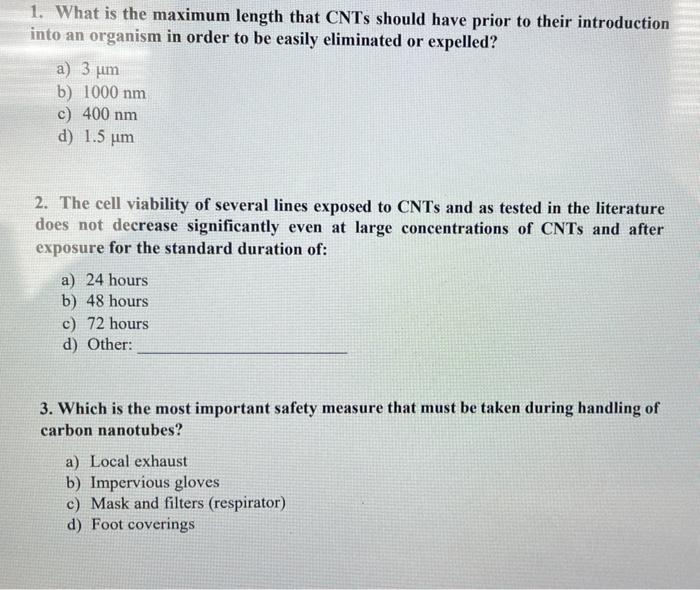 Please answer the multiple choices accurately. Will only like for accuracy 1.