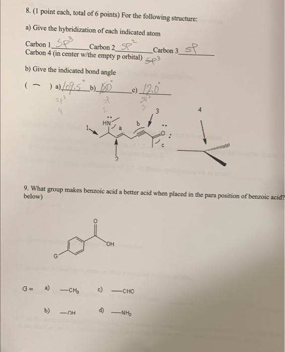 b) 3. Draw all possible resonance forms for the following structure: +