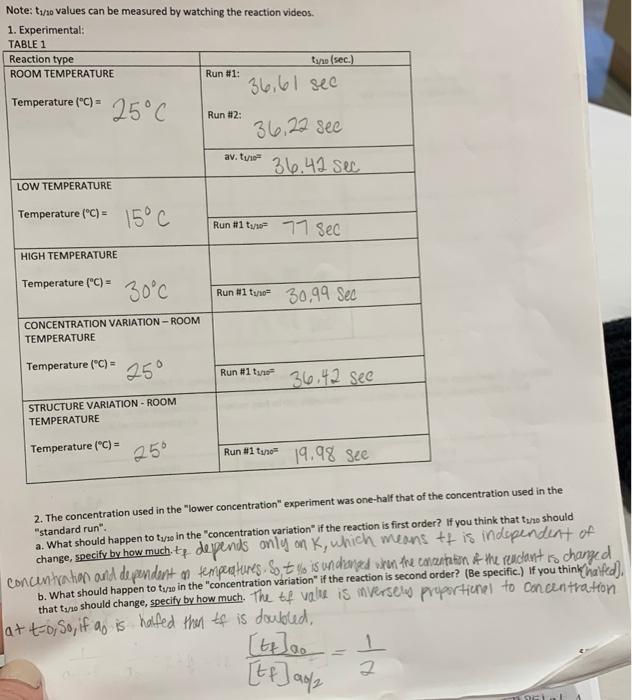 Need help with finding rate constant for number 3 and not sure