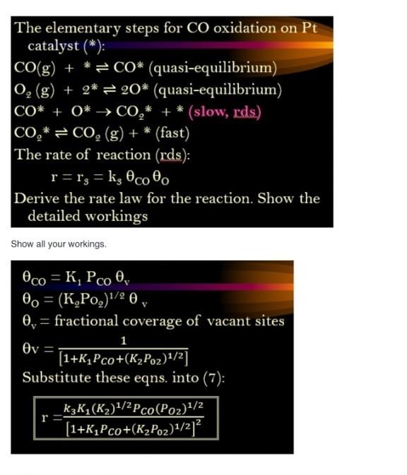  show all the working steps and answer in measurable quantities. The