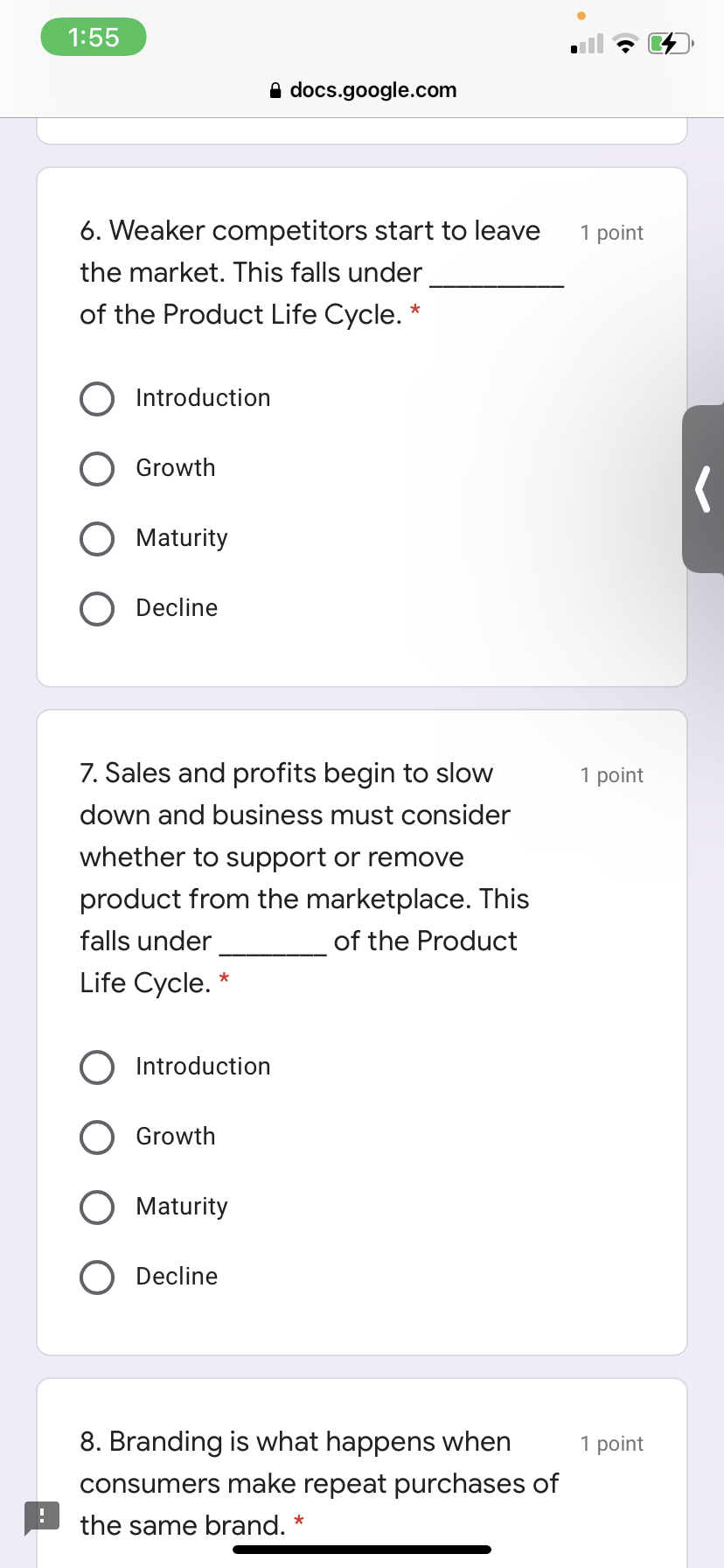 position in the market All of the above 12. Private Brands are