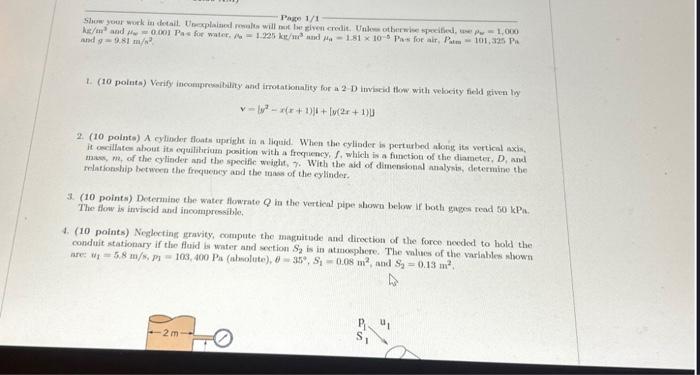 need solution for question 2 Paike 1/1 and =9.81m/s2 ? v=y2x(x+1)]+[u(2x+1)] 2.