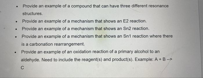  . . Provide an example of a compound that can have