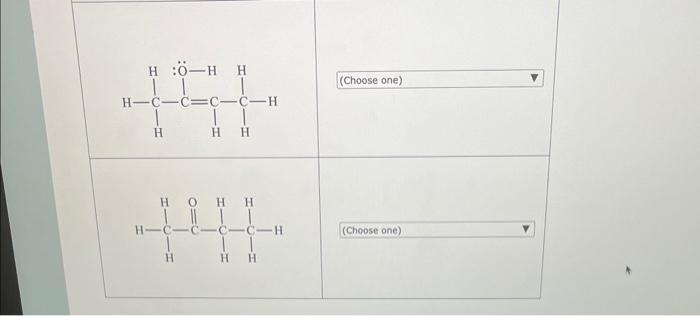 is the chemical structure of 2-butanone: Decide whether each molecule in the