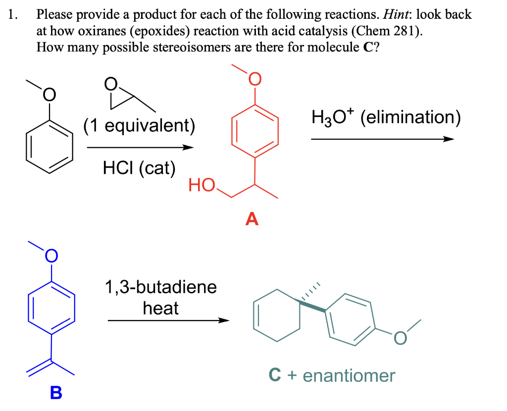 mechanisms or how the product became like that. Please explain this answer