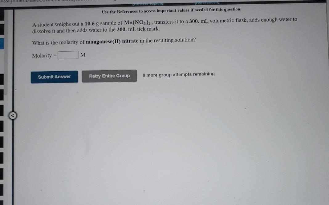 it to a 125 mL volumetric flask, adds enough water to dissolve