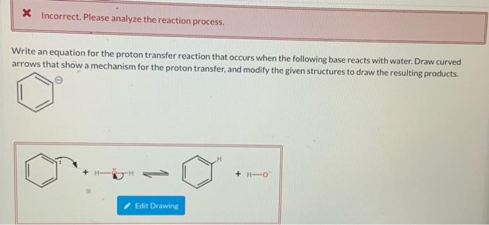 the resulting procucts. HC H.C HC - HC + O- Edit Drawing
